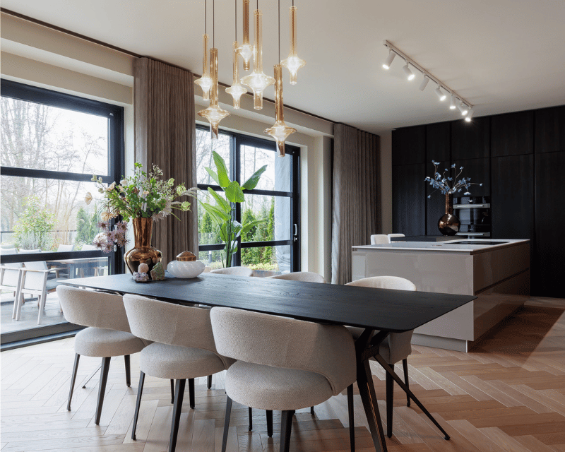 Ecri Living vaas met kunstbloemen boeket 